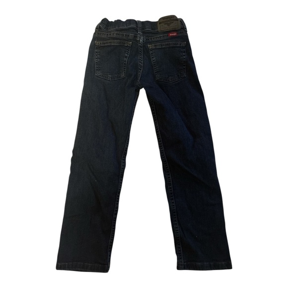 Wrangler Classic Straight Size 8 Slim Adjustable Blue Jeans - Picture 2 of 4